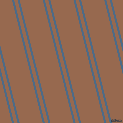 104 degree angles dual stripe line, 7 pixel line width, 12 and 79 pixels line spacing, Wedgewood and Dark Tan dual two line striped seamless tileable