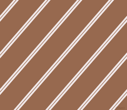49 degree angles dual stripes lines, 7 pixel lines width, 2 and 78 pixels line spacing, Whisper and Dark Tan dual two line striped seamless tileable
