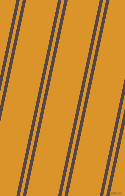 78 degree angle dual stripes lines, 11 pixel lines width, 10 and 105 pixel line spacing, Woody Brown and Buttercup dual two line striped seamless tileable