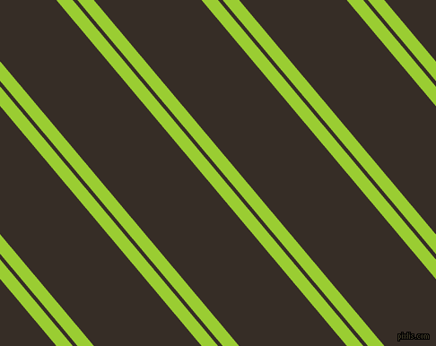 130 degree angles dual stripe line, 14 pixel line width, 4 and 92 pixels line spacing, Yellow Green and Coffee Bean dual two line striped seamless tileable