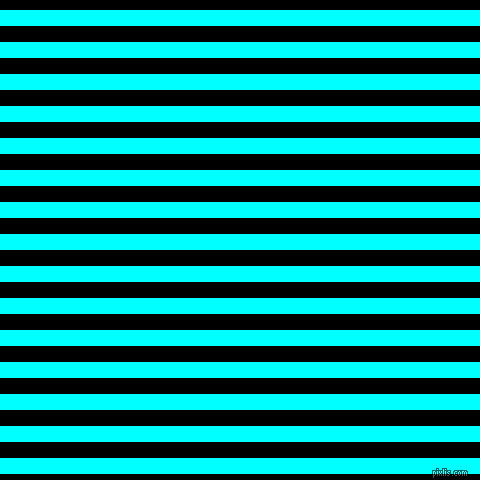 horizontal lines stripes, 16 pixel line width, 16 pixel line spacing, Aqua and Black horizontal lines and stripes seamless tileable