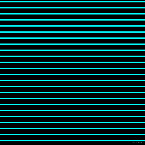 horizontal lines stripes, 4 pixel line width, 16 pixel line spacing, Aqua and Black horizontal lines and stripes seamless tileable