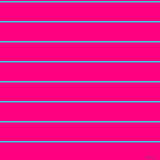 horizontal lines stripes, 4 pixel line width, 64 pixel line spacing, Aqua and Deep Pink horizontal lines and stripes seamless tileable