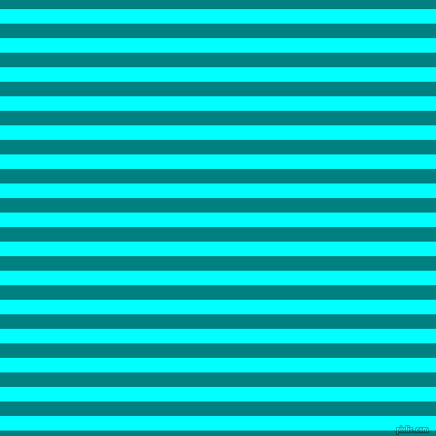 horizontal lines stripes, 16 pixel line width, 16 pixel line spacing, Aqua and Teal horizontal lines and stripes seamless tileable