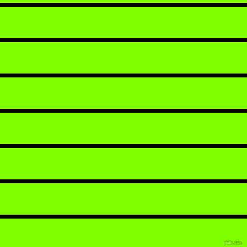 horizontal lines stripes, 8 pixel line width, 64 pixel line spacing, Black and Chartreuse horizontal lines and stripes seamless tileable