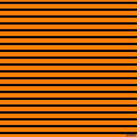 horizontal lines stripes, 8 pixel line width, 16 pixel line spacing, Black and Dark Orange horizontal lines and stripes seamless tileable