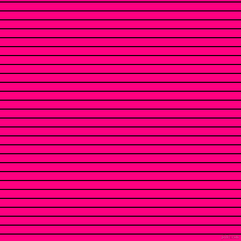 horizontal lines stripes, 2 pixel line width, 16 pixel line spacing, Black and Deep Pink horizontal lines and stripes seamless tileable