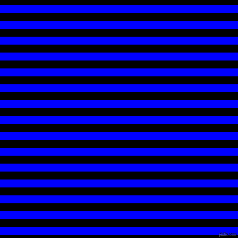 horizontal lines stripes, 16 pixel line width, 16 pixel line spacing, Blue and Black horizontal lines and stripes seamless tileable