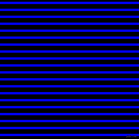 horizontal lines stripes, 8 pixel line width, 16 pixel line spacing, Blue and Black horizontal lines and stripes seamless tileable