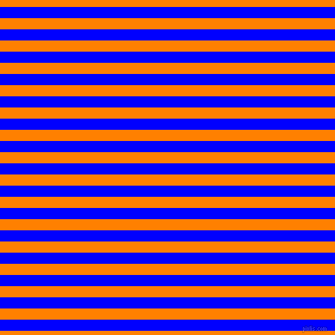 horizontal lines stripes, 16 pixel line width, 16 pixel line spacing, Blue and Dark Orange horizontal lines and stripes seamless tileable