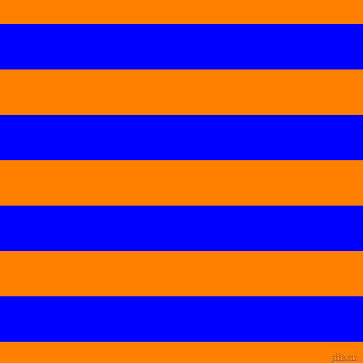 horizontal lines stripes, 64 pixel line width, 64 pixel line spacing, Blue and Dark Orange horizontal lines and stripes seamless tileable