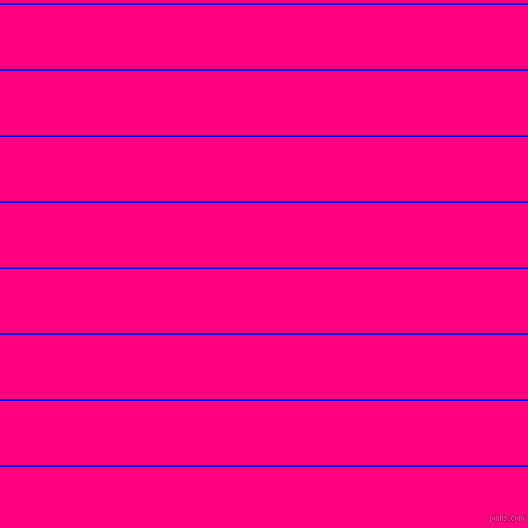 horizontal lines stripes, 2 pixel line width, 64 pixel line spacing, Blue and Deep Pink horizontal lines and stripes seamless tileable