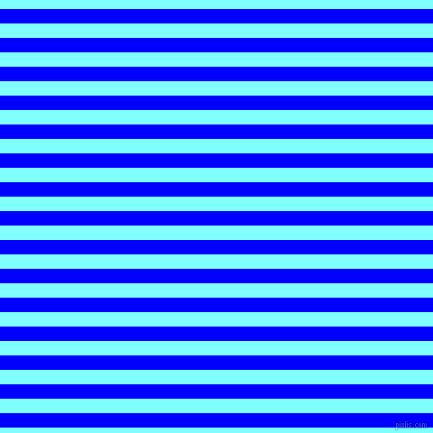 horizontal lines stripes, 16 pixel line width, 16 pixel line spacing, Blue and Electric Blue horizontal lines and stripes seamless tileable
