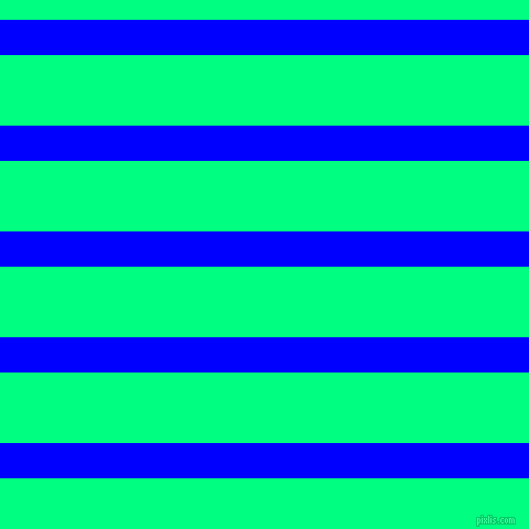 horizontal lines stripes, 32 pixel line width, 64 pixel line spacingBlue and Spring Green horizontal lines and stripes seamless tileable