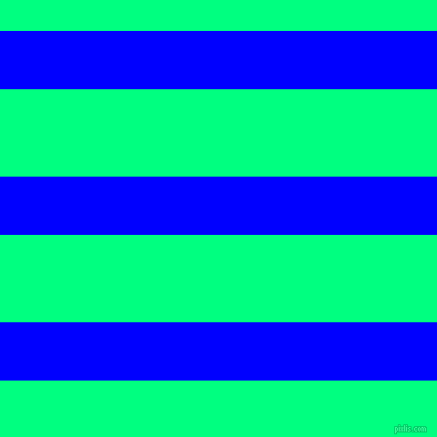 horizontal lines stripes, 64 pixel line width, 96 pixel line spacing, Blue and Spring Green horizontal lines and stripes seamless tileable