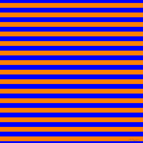 horizontal lines stripes, 16 pixel line width, 16 pixel line spacing, Dark Orange and Blue horizontal lines and stripes seamless tileable