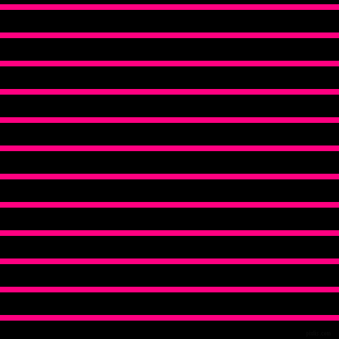 horizontal lines stripes, 8 pixel line width, 32 pixel line spacing, Deep Pink and Black horizontal lines and stripes seamless tileable