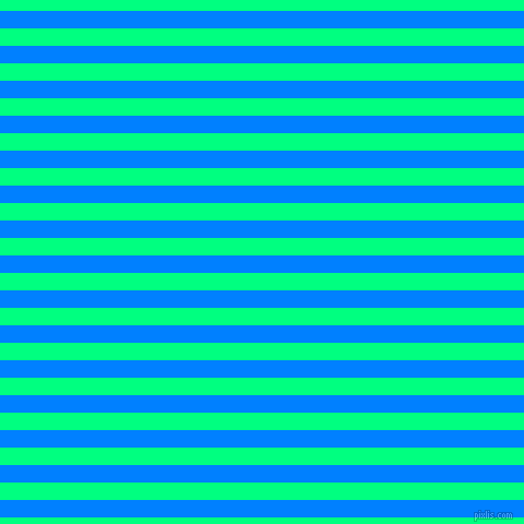 horizontal lines stripes, 16 pixel line width, 16 pixel line spacing, Dodger Blue and Spring Green horizontal lines and stripes seamless tileable