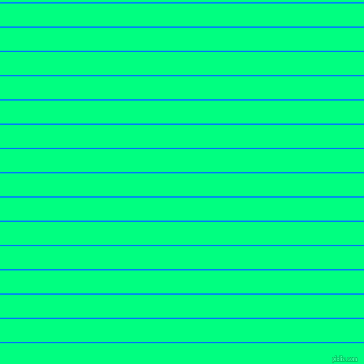 horizontal lines stripes, 2 pixel line width, 32 pixel line spacing, Dodger Blue and Spring Green horizontal lines and stripes seamless tileable