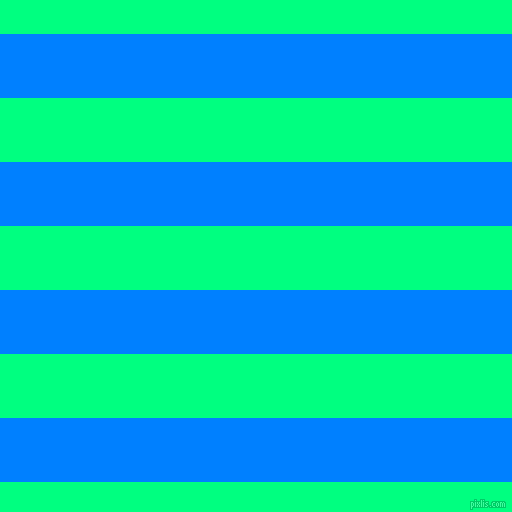 horizontal lines stripes, 64 pixel line width, 64 pixel line spacing, Dodger Blue and Spring Green horizontal lines and stripes seamless tileable