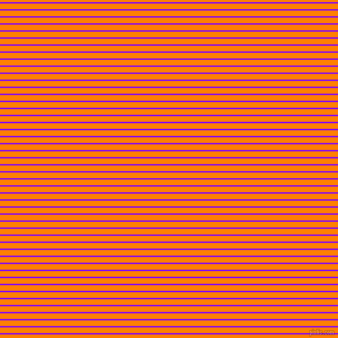 horizontal lines stripes, 2 pixel line width, 8 pixel line spacing, Electric Indigo and Dark Orange horizontal lines and stripes seamless tileable