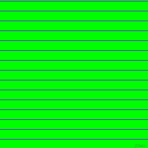 horizontal lines stripes, 2 pixel line width, 32 pixel line spacing, Electric Indigo and Lime horizontal lines and stripes seamless tileable
