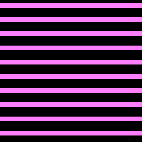 horizontal lines stripes, 16 pixel line width, 32 pixel line spacing, Fuchsia Pink and Black horizontal lines and stripes seamless tileable