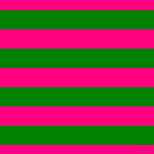 horizontal lines stripes, 64 pixel line width, 64 pixel line spacing, Green and Deep Pink horizontal lines and stripes seamless tileable