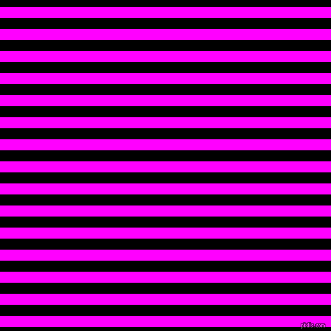 horizontal lines stripes, 16 pixel line width, 16 pixel line spacing, Magenta and Black horizontal lines and stripes seamless tileable