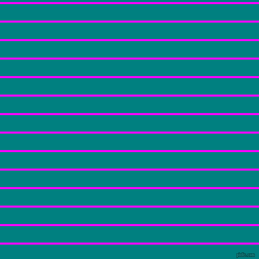 horizontal lines stripes, 4 pixel line width, 32 pixel line spacing, Magenta and Teal horizontal lines and stripes seamless tileable