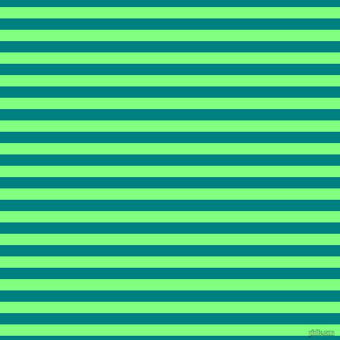 horizontal lines stripes, 16 pixel line width, 16 pixel line spacing, Mint Green and Teal horizontal lines and stripes seamless tileable
