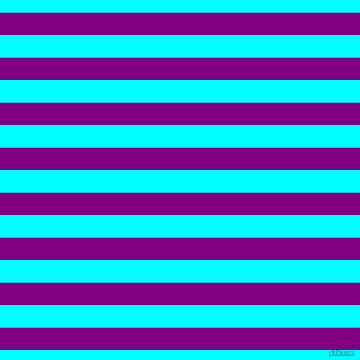horizontal lines stripes, 32 pixel line width, 32 pixel line spacing, Purple and Aqua horizontal lines and stripes seamless tileable