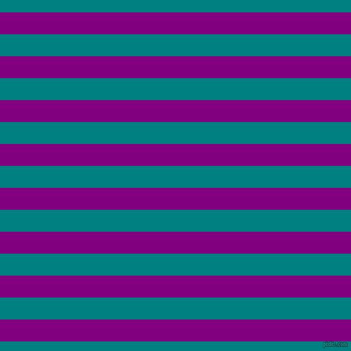 horizontal lines stripes, 32 pixel line width, 32 pixel line spacing, Purple and Teal horizontal lines and stripes seamless tileable