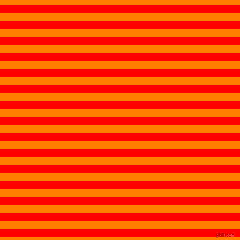 horizontal lines stripes, 16 pixel line width, 16 pixel line spacing, Red and Dark Orange horizontal lines and stripes seamless tileable