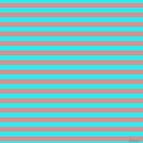 horizontal lines stripes, 16 pixel line width, 16 pixel line spacing, Salmon and Aqua horizontal lines and stripes seamless tileable