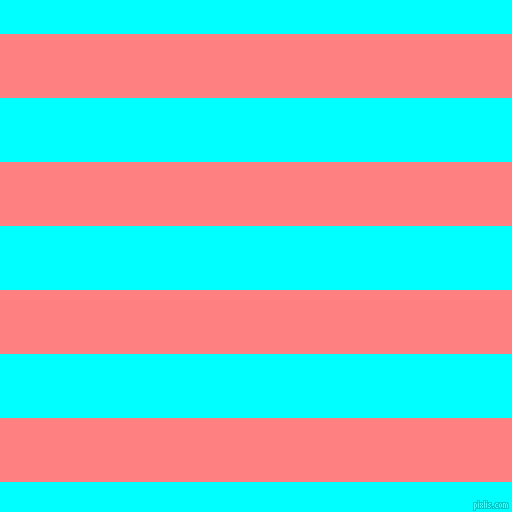 horizontal lines stripes, 64 pixel line width, 64 pixel line spacing, Salmon and Aqua horizontal lines and stripes seamless tileable