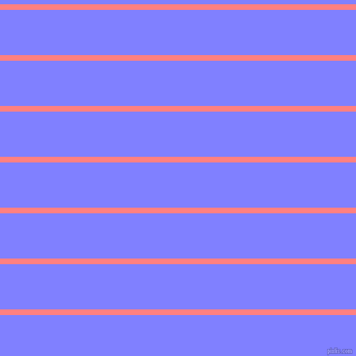 horizontal lines stripes, 8 pixel line width, 64 pixel line spacing, Salmon and Light Slate Blue horizontal lines and stripes seamless tileable
