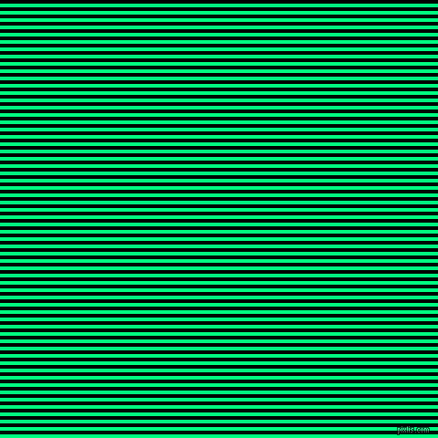 horizontal lines stripes, 4 pixel line width, 4 pixel line spacing, Spring Green and Black horizontal lines and stripes seamless tileable