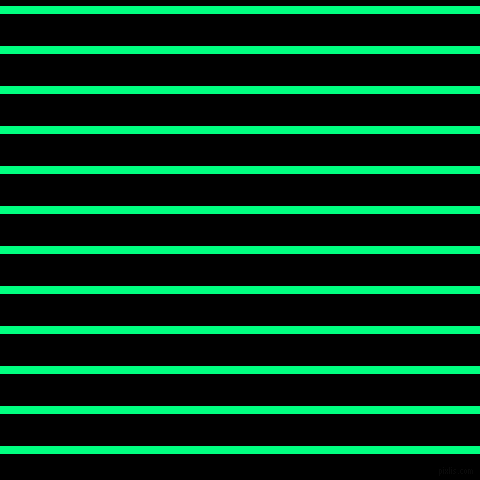 horizontal lines stripes, 8 pixel line width, 32 pixel line spacing, Spring Green and Black horizontal lines and stripes seamless tileable