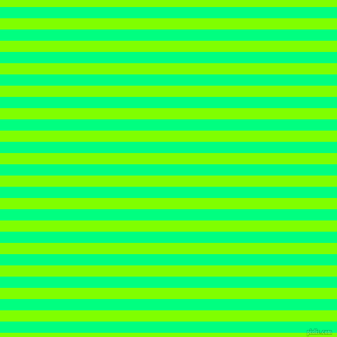 horizontal lines stripes, 16 pixel line width, 16 pixel line spacing, Spring Green and Chartreuse horizontal lines and stripes seamless tileable