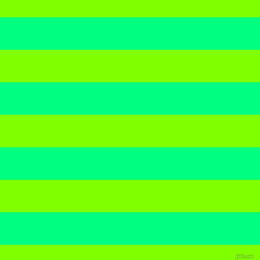 horizontal lines stripes, 64 pixel line width, 64 pixel line spacing, Spring Green and Chartreuse horizontal lines and stripes seamless tileable
