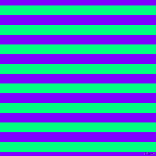 horizontal lines stripes, 32 pixel line width, 32 pixel line spacing, Spring Green and Electric Indigo horizontal lines and stripes seamless tileable