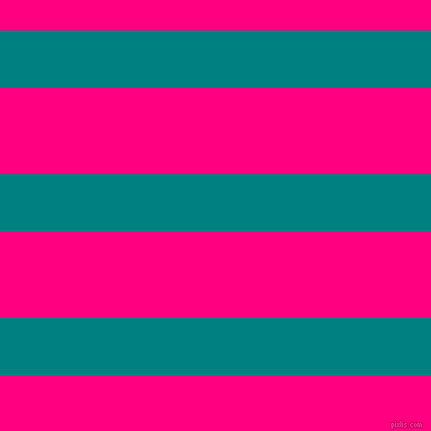 horizontal lines stripes, 64 pixel line width, 96 pixel line spacing, Teal and Deep Pink horizontal lines and stripes seamless tileable
