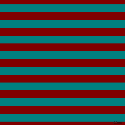 horizontal lines stripes, 32 pixel line width, 32 pixel line spacing, Teal and Maroon horizontal lines and stripes seamless tileable