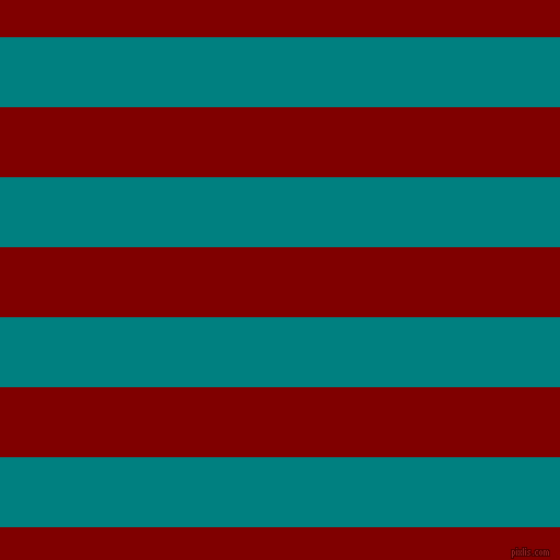 horizontal lines stripes, 64 pixel line width, 64 pixel line spacing, Teal and Maroon horizontal lines and stripes seamless tileable