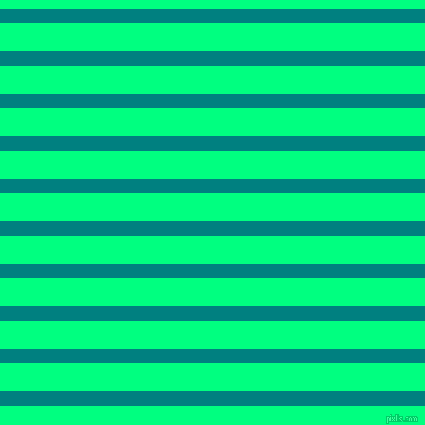 horizontal lines stripes, 16 pixel line width, 32 pixel line spacing, Teal and Spring Green horizontal lines and stripes seamless tileable