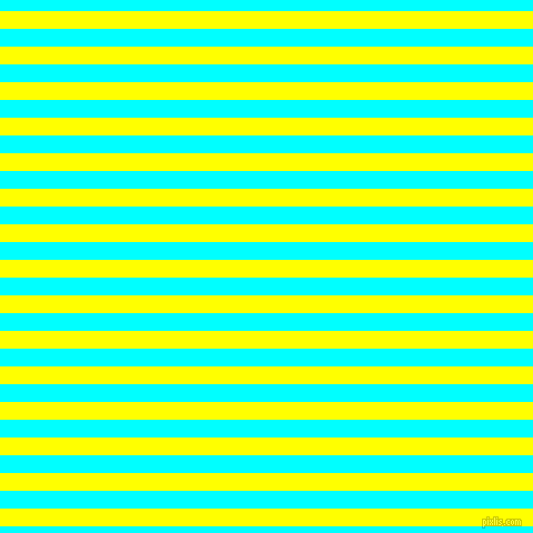 horizontal lines stripes, 16 pixel line width, 16 pixel line spacing, Yellow and Aqua horizontal lines and stripes seamless tileable