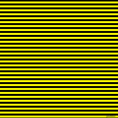 horizontal lines stripes, 8 pixel line width, 8 pixel line spacing, Yellow and Black horizontal lines and stripes seamless tileable