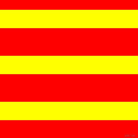 horizontal lines stripes, 64 pixel line width, 96 pixel line spacing, Yellow and Red horizontal lines and stripes seamless tileable