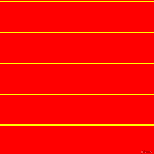 horizontal lines stripes, 4 pixel line width, 96 pixel line spacing, Yellow and Red horizontal lines and stripes seamless tileable